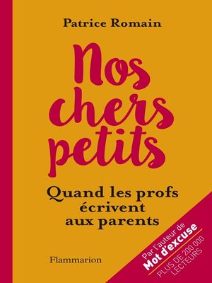 cover image of Nos chers petits